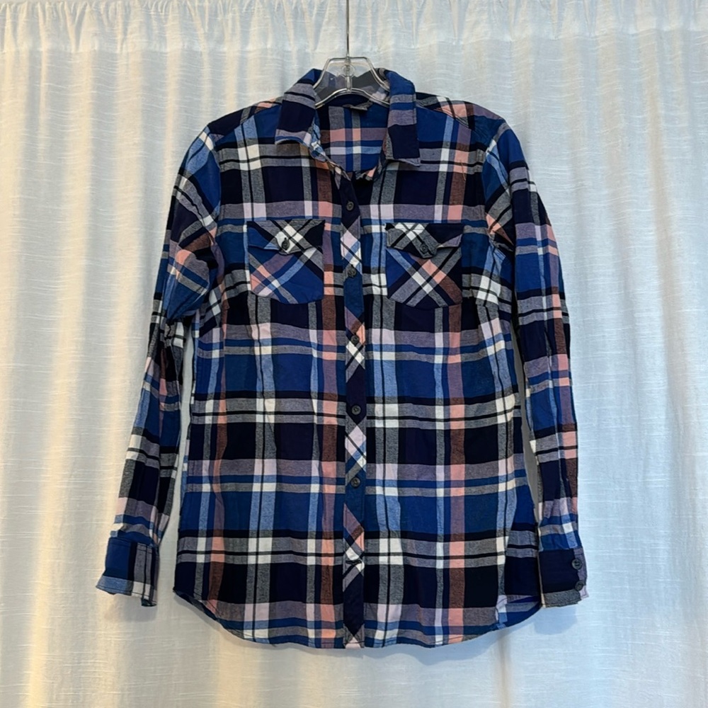Eddie Bauer Small Checkered Flannel, Like-New